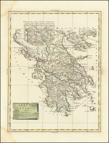 48-Turkey and Greece Map By Antonio Zatta