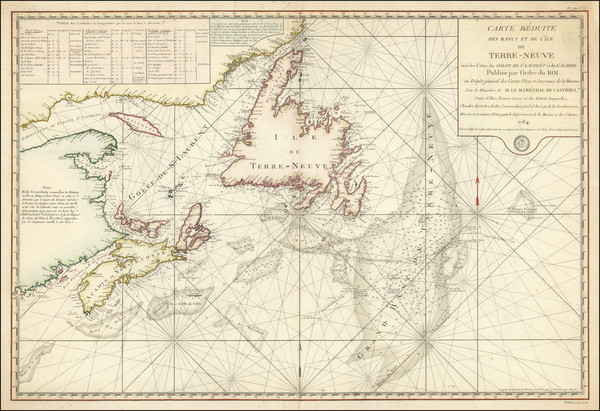 13-Canada and Eastern Canada Map By Depot de la Marine