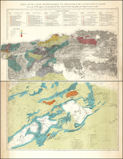 60-North Africa Map By Depot de la Guerre