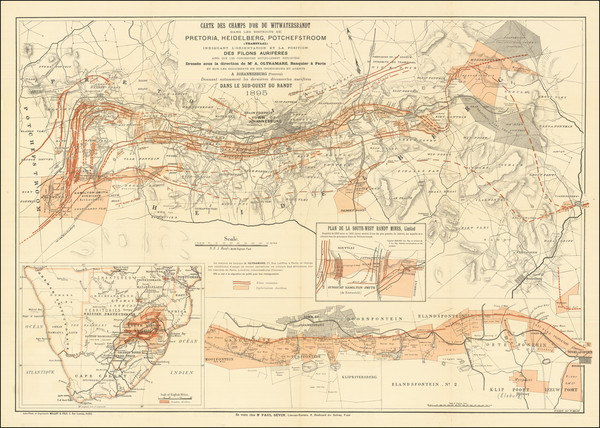 42-South Africa Map By Paul Sevin