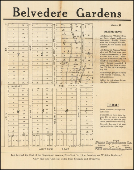 77-Los Angeles Map By Janss Investment Company