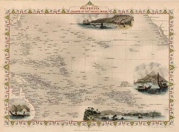 6-World, Australia & Oceania, Pacific, Oceania, Hawaii and Other Pacific Islands Map By John 