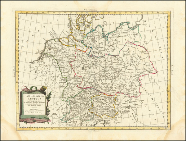 20-Austria, Poland, Hungary, Czech Republic & Slovakia and Germany Map By Antonio Zatta