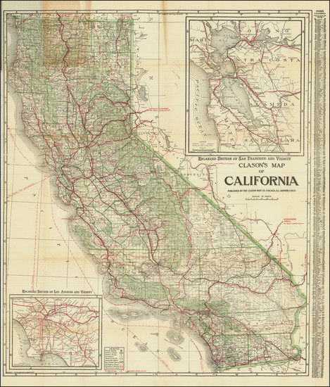 14-California Map By George Clason