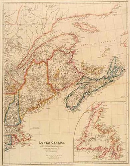 30-Canada Map By John Arrowsmith