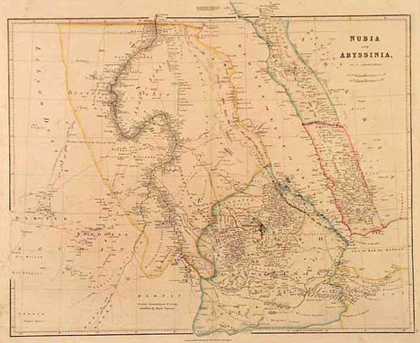 77-Africa, North Africa and East Africa Map By John Arrowsmith