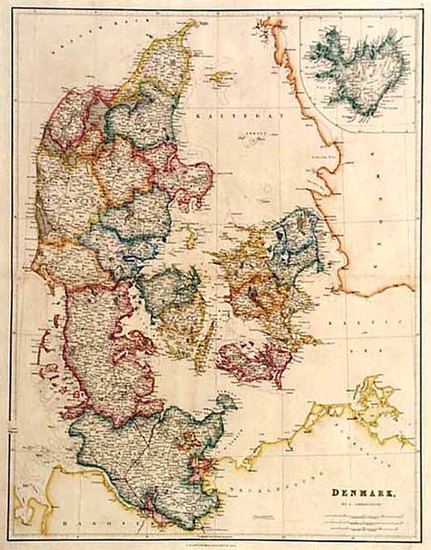 90-Europe and Scandinavia Map By John Arrowsmith