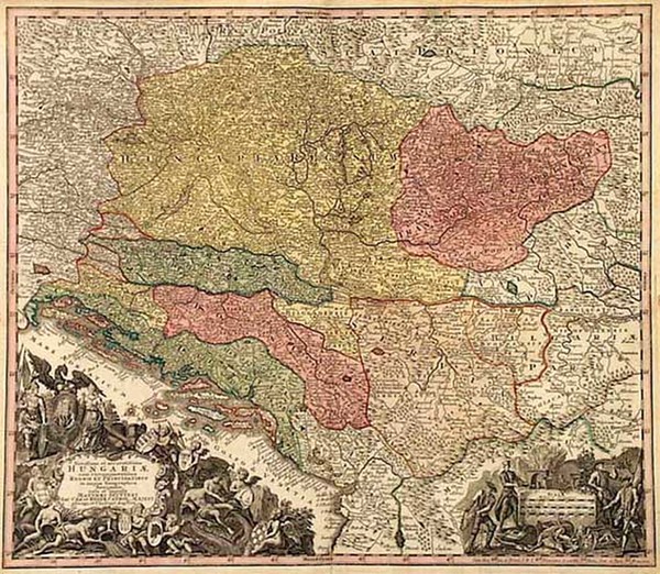 16-Europe, Hungary, Czech Republic & Slovakia and Balkans Map By Matthaus Seutter