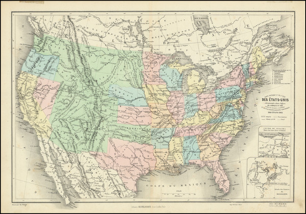 93-United States Map By Charles Perigot