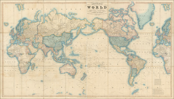 67-World Map By G.F. Cruchley