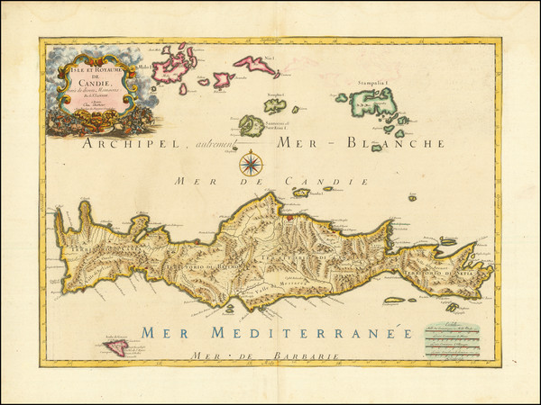 15-Greece Map By Nicolas Sanson