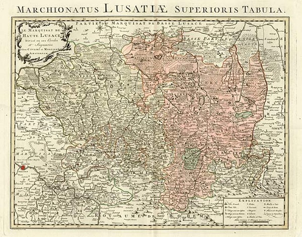 68-Europe, Czech Republic & Slovakia and Germany Map By Johannes Covens  &  Cornelis Morti