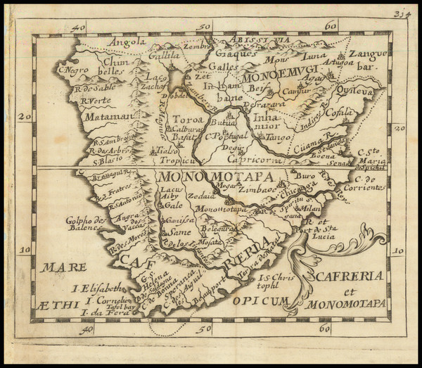 4-South Africa Map By Pierre Du Val