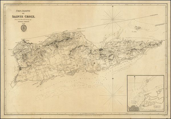 39-Virgin Islands Map By British Admiralty