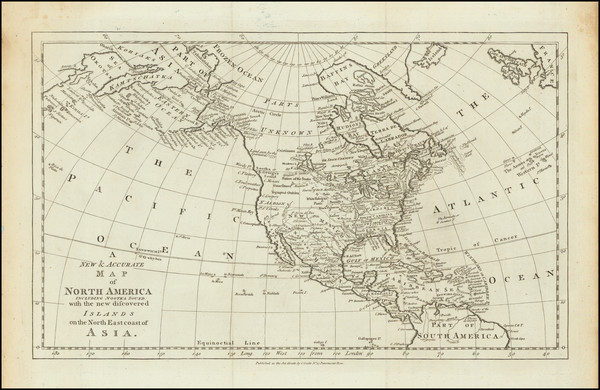 27-North America Map By C. Cooke