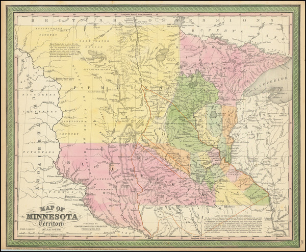 82-Midwest, Minnesota, Plains, North Dakota and South Dakota Map By Thomas, Cowperthwait & Co.