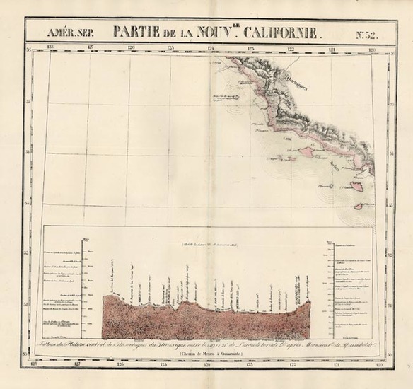 83-California Map By Philippe Marie Vandermaelen