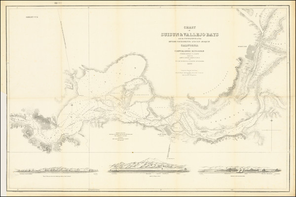 93-California and San Francisco & Bay Area Map By Cadwalader Ringgold