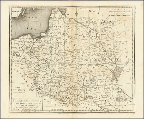 10-Poland Map By Mathew Carey