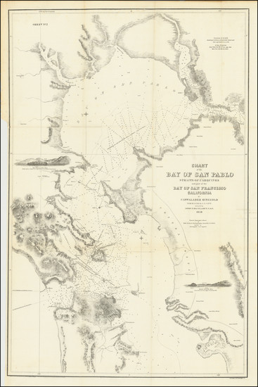 55-San Francisco & Bay Area Map By Cadwalader Ringgold