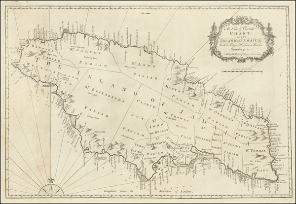 16-Jamaica Map By Mount & Page