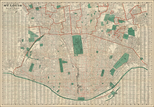 41-Missouri Map By Herman W. Gross