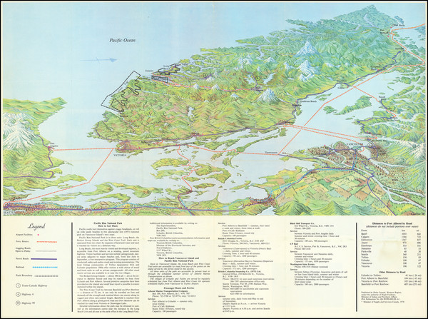 2-Pacific Northwest and British Columbia Map By Parks Canada