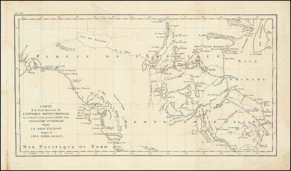 66-Plains, Pacific Northwest, Alaska, Western Canada and British Columbia Map By John Meares