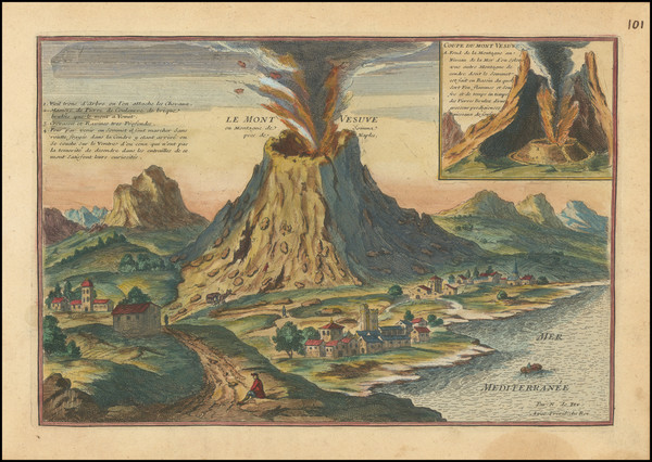 45-Italy and Southern Italy Map By Nicolas de Fer