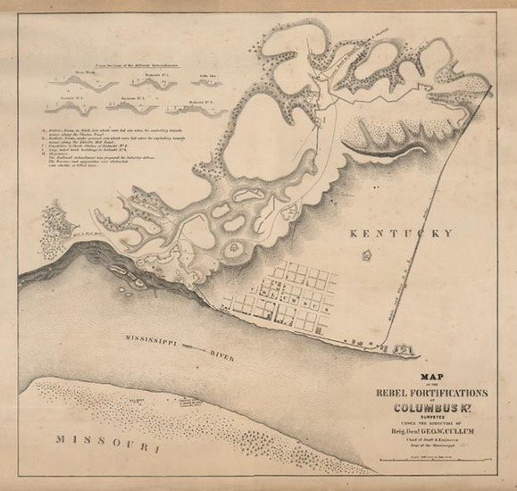 55-South Map By Dept. of the Mississippi