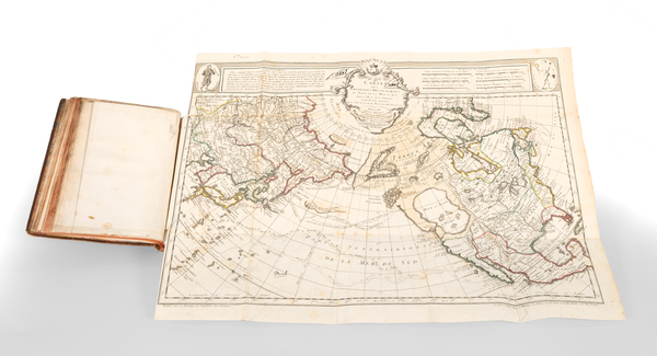 16-Pacific Ocean, Pacific Northwest, Alaska and Pacific Map By Joseph Nicholas de L'Isle  &  P