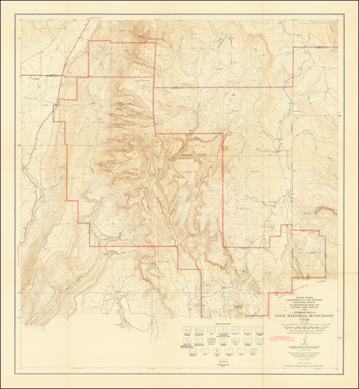 62-Utah and Utah Map By U.S. Geological Survey