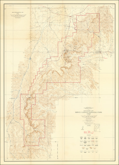 42-Utah and Utah Map By U.S. Department of the Interior Geological Survey