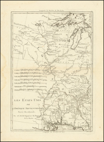 87-South, Midwest and Plains Map By Rigobert Bonne