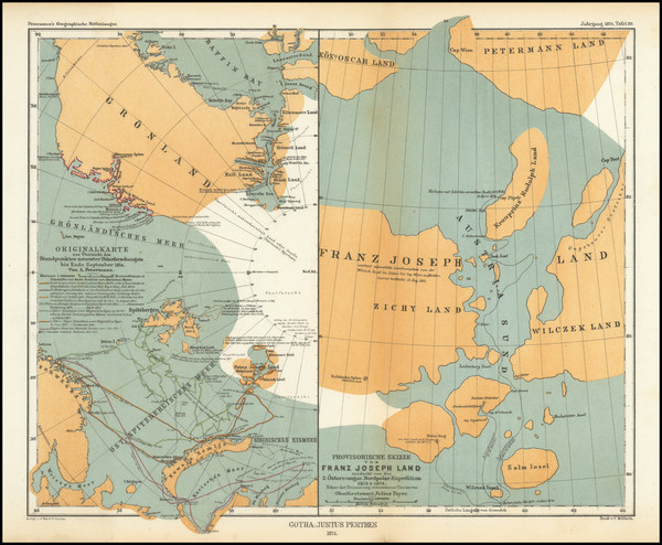 95-Polar Maps Map By Augustus Herman Petermann