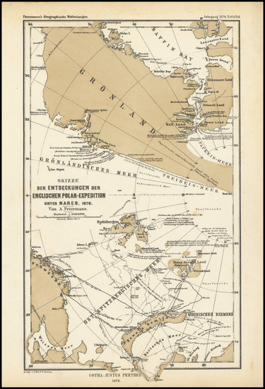 5-Polar Maps Map By Augustus Herman Petermann