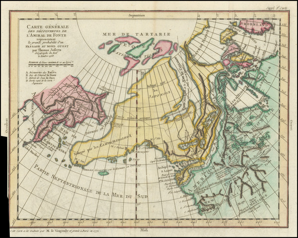 11-Polar Maps, Alaska, Russia in Asia and Western Canada Map By Denis Diderot / Gilles Robert de V