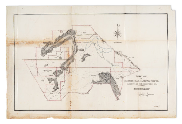 30-California and San Diego Map By Anonymous