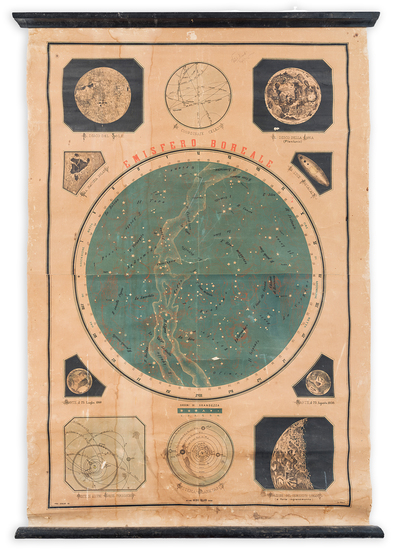 11-Celestial Maps Map By Antonio Vallardi