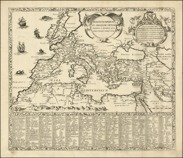 60-Europe and Mediterranean Map By Pierre Du Val