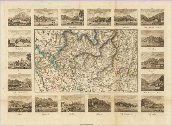 86-Northern Italy Map By Francesco Pagnoni