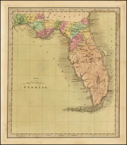 67-Florida Map By Jeremiah Greenleaf
