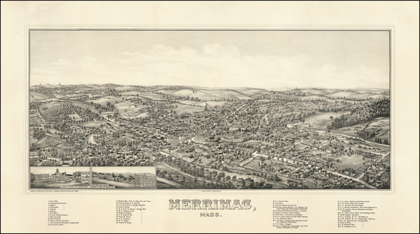 76-Massachusetts Map By George E. Norris