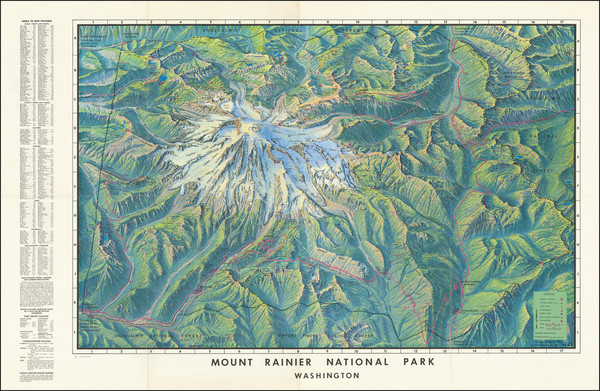 89-Washington Map By Dee Molenaar