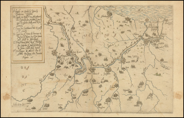 99-Netherlands Map By Pompeo Giustiniano