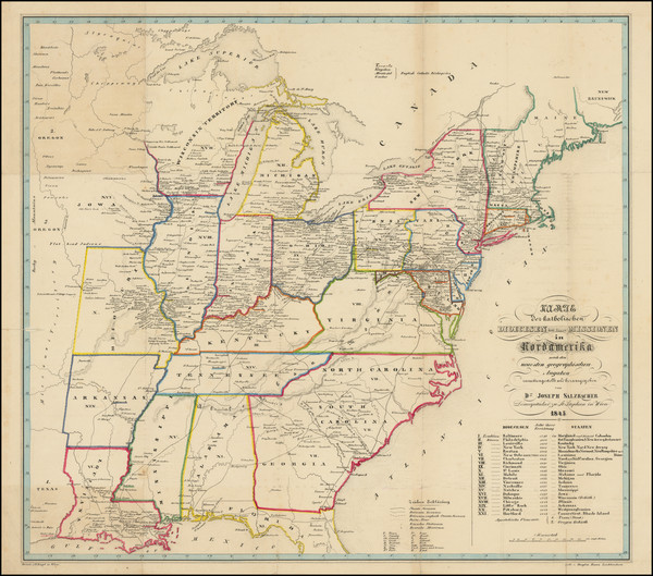 57-United States Map By Joseph Salzbacher