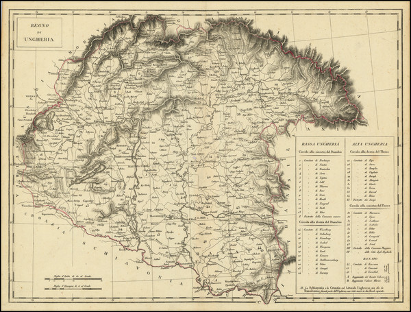 31-Hungary Map By Anonymous