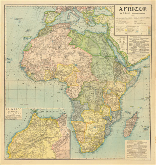 11-Africa Map By P. Raoul