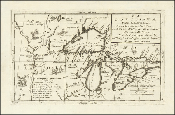 65-Midwest, Illinois, Michigan, Wisconsin, Canada and Western Canada Map By Vincenzo Maria Coronel