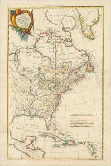 2-United States and North America Map By Rigobert Bonne